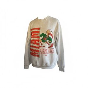 90s Miami hurricanes Made in USA University Of Miami Sweatshirt size large